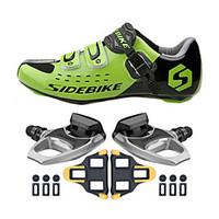 BOODUN/SIDEBIKE Sneakers Road Bike Shoes Cycling Shoes With Pedal Cleats Unisex Cushioning Outdoor Road Bike Cycling