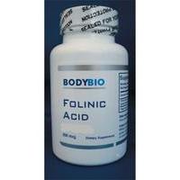 BodyBio Folinic Acid, 800mcg, 60Caps