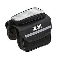 BOI Bike Bag 1LExternal Frame Pack / Bike Frame Bag / Cell Phone Bag Multifunctional / Phone/Iphone / Touch Screen Bicycle Bag Terylene