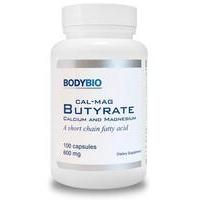 BodyBio Cal-Mag Butyrate, 600mg, 100Caps