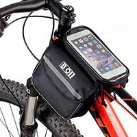 BOI Bicycle Mobile Phone Bag 4.8 Inch Touch Screen MTB Road Bike Top Frame Pannier Cycling Storage Bycicle Bolsa