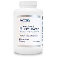 BodyBio Cal-Mag Butyrate, 600mg, 250Caps