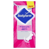 Bodyform 24 Extra Long Vitamin E Panty Liners