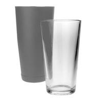 Boston Cocktail Shaker Textured Shadow Grey (Glass Only)