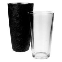 boston cocktail shaker black komodo koat glass only