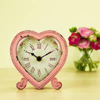 Boudoir Heart Clock - Pink