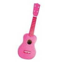 bontempi pink wooden ukulele 5371