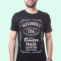 Bourbon Label Personalised Mens T-Shirt