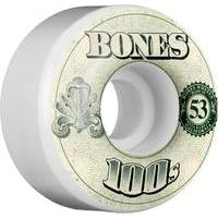 Bones OG 100\'S #11 V4 Skateboard Wheels - White