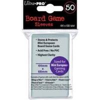 board game sleeves 44x68mm mini european