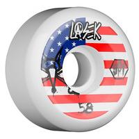 bones spf lasek usa skateboard wheels 56mm