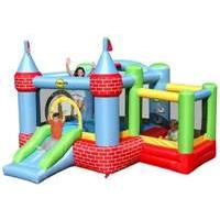 Bouncy Castle - Castle Bouncer With Farmyard Ballpit (9112) /outdoor Toys