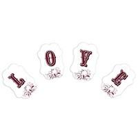 Bold Floral Flair Decorative Shape Bunting Banner
