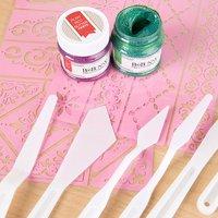 BoBunny Christmas Glitter and Stencil Kit 372085