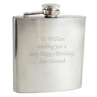 Boxed Stainless Steel Hip Flask Customised