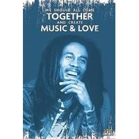 Bob Marley Music And Love Maxi Poster