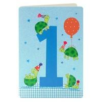 Boy\'s Age 1 Tortoise Card