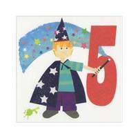 Boy In Wizard Costume Fifth Birt...