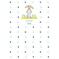 Boy Bunny | Birthday Card | OM1020