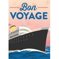 Bon Voyage Ship| Leaving Card |GO1017SCR