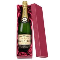 boxed personalised champagne