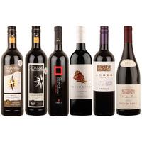 box of 6 organic rich red wines