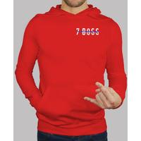 boy, jersey hooded red