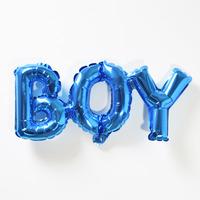 BOY Blue Foil Phrase Balloon