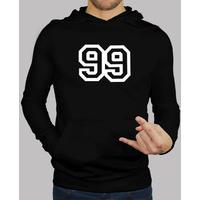 boy, jersey hooded black
