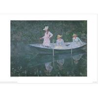 Boat at Giverny By Claude Monet