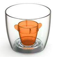 Bomber Cups Orange 3.8oz / 108ml (Pack of 10)