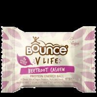 bounce v life beetroot cashew 40g pink
