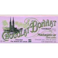 Bonnat, Madagascar, 100% Criollo, 75% dark chocolate bar
