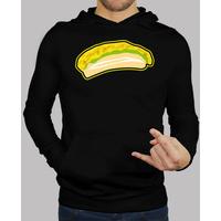 boy, jersey hooded black