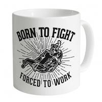 born to fight judo mug