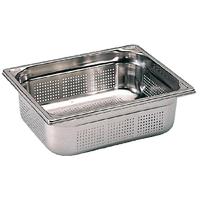 bourgeat stainless steel perforated 12 gastronorm pan 100mm