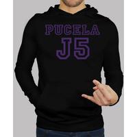 boy, jersey hooded black pucela