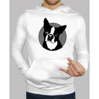 boy, jersey hooded white