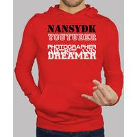 boy, jersey hooded red