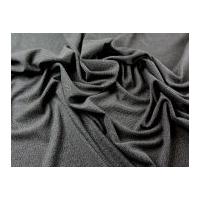 Boucle Stretch Double Jersey Dress Fabric Dark Grey