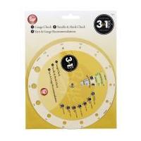 Boye 3 in 1 Knitting & Crochet Gauge