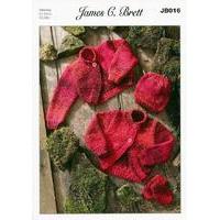 boleros hat and mittens in james c brett marble chunky jb016