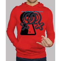 boy, jersey hooded red