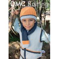 Boy\'s Tank Top, Hat and Scarf in DMC Woolly (15294L/2)