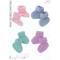 Bootees in Hayfield Baby DK (4415)