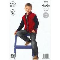 Boy\'s Jacket in King Cole Comfort Chunky (3993)