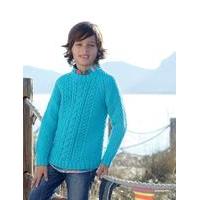 Boys Cable Sweaters in Sirdar Supersoft Aran (2454)