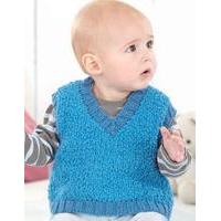 boys v neck tank and sweater in sirdar snowflake chunky and snuggly dk ...