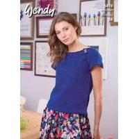 boat neck tops in wendy supreme luxury cotton dk 5878