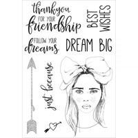 Boho Dreams 6"x4" Clear Stamp Set